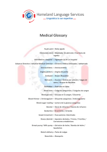 Glosario Médico Inglés-Español