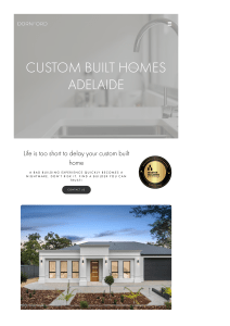 Custom Built Homes Adelaide