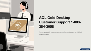 AOL Gold Desktop Customer Support Guide | Official Help & Resources