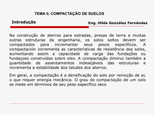 Compacta&ccedil;&atilde;o de Solos: Princ&iacute;pios e Testes