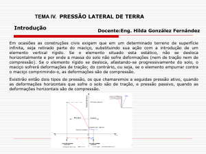 Press&atilde;o Lateral de Terra: Teorias e Aplica&ccedil;&otilde;es em Engenharia Civil