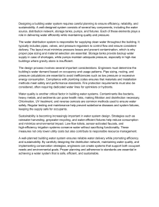 Building Water System Design: Efficiency, Reliability & Sustainability