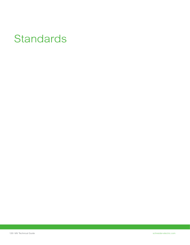 IEC - ANSI/IEEE Standards Comparison for MV Electrical Equipment