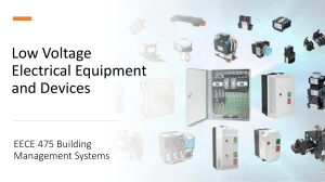 Low Voltage Electrical Equipment & Devices for Building Management Systems