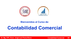 Presentaci&oacute;n de Curso de Contabilidad Comercial