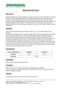 Degas 179: Boletim T&eacute;cnico de Desgaseifica&ccedil;&atilde;o de Alum&iacute;nio