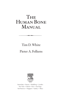 Human Bone Manual: Osteology Guide