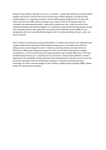 Giorgio Armani Biography: Fashion Icon & Designer