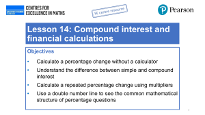Compound Interest & Financial Calculations Presentation