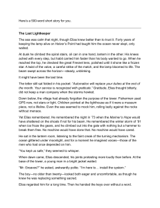 The Last Lightkeeper: A Short Story of Obsolescence