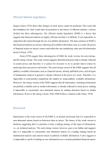 Efficient Market Hypothesis (EMH) Explained