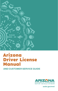 Arizona Driver License Manual & Customer Service Guide