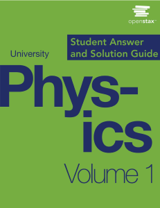 OpenStax University Physics Vol 1: Units & Measurement Solutions