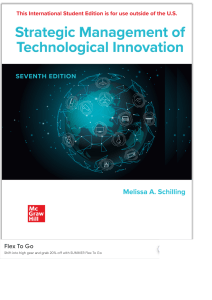 Strategic Management of Technological Innovation Textbook