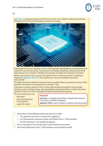 Computer Processor Basics: Hardware & Software