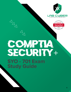 SYO-701 Exam Study Guide | Comprehensive Security Concepts