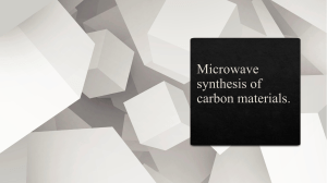 Microwave Synthesis of Carbon Materials