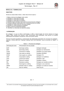 Terminologia N1 soldagem