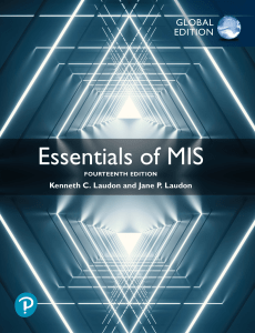 Essentials of MIS 14th Ed: Management Information Systems Textbook
