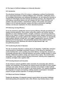 AI Impact on University Education: Enhancing Learning & Research