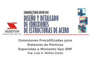 Conexiones Precalificadas SMF: Presentación Diseño Sísmico