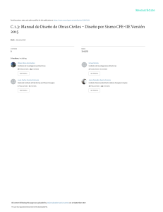 Manual de Dise&ntilde;o S&iacute;smico CFE-IIE para Obras Civiles (2015)