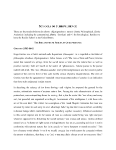 Schools of Jurisprudence: Philosophical School Overview