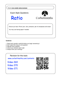 Ratio Exam Questions: Practice Problems & Solutions