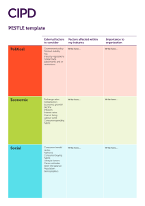 PESTLE Analysis Template for Strategic Planning
