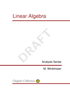 Linear Algebra Textbook