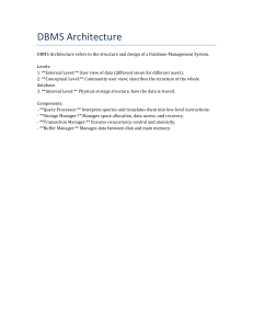 DBMS Architecture: Levels, Components & Design Explained
