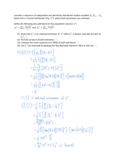 Estimator Bias & Variance: Normal Distribution