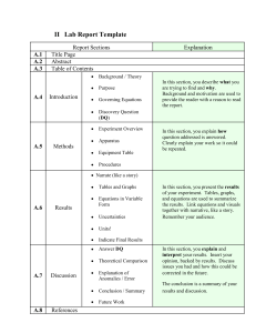 Lab Report Template: Science Experiment Guide