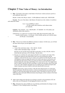 Time Value of Money: Introduction & Examples