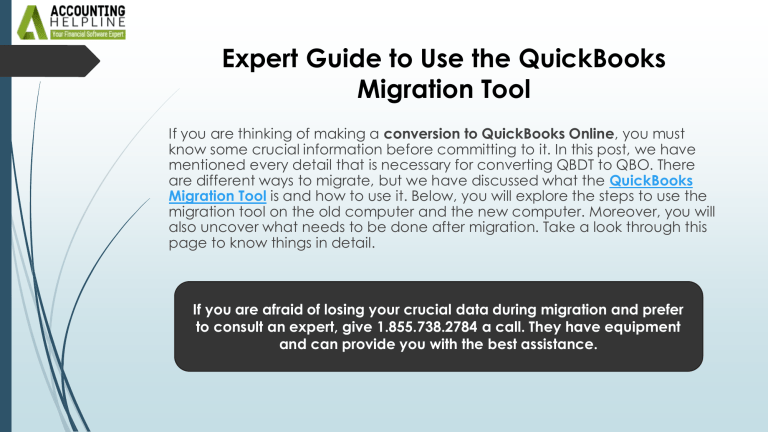 QuickBooks Migration Guide: Transferring to Online