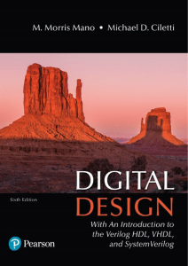 Digital Design: Verilog, VHDL, SystemVerilog (6th Ed.) - Mano & Ciletti