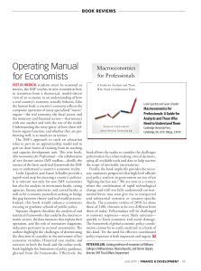 Macroeconomics for Professionals Book Review