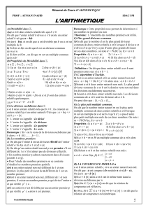 arithmetique-dans-z-resume-de-cours-1