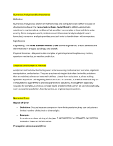 Numerical Analysis: Definition, Methods, Errors, and Importance