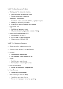 Economics Course Outline: Microeconomics, Macroeconomics & Global Trade