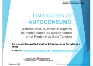 Gu&iacute;a de registro de instalaciones de autoconsumo en Navarra