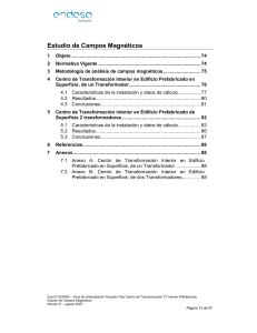 Estudio de Campos Magn&eacute;ticos: An&aacute;lisis de Centros de Transformaci&oacute;n