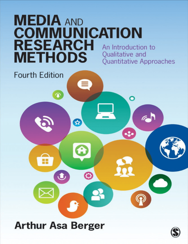 Media & Communication Research Methods: Qualitative & Quantitative