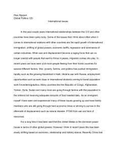 International Issues: US Foreign Relations & Global Power Shifts