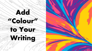 Add Colour to Your Writing: Creative Writing Guide & Prompts
