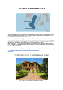 Negros Island Region: History, Culture & Development