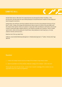 Red Bull Case Study: Strategy & Marketing Analysis