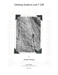 Climbing Guide to Lost T Cliff: Adirondack Rock Climbing Routes