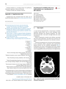 EBV Cerebellitis: A Case of Acute Hydrocephalus