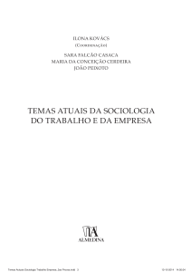 Sociologia do Trabalho: Reorganiza&ccedil;&atilde;o da Produ&ccedil;&atilde;o e Inova&ccedil;&atilde;o